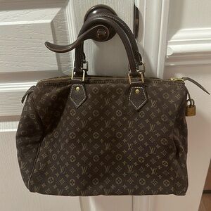 Louis Vuitton Monogram Mini Lin Speedy 30